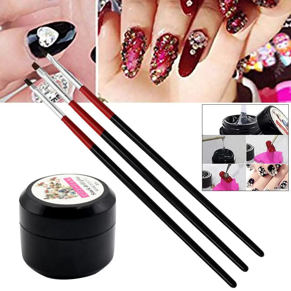 Nail Art 8ml Rhinestone Glue Gel Resin Gem Jewelry Diamond Polish Clear With Pen Tools (UV Light Cure Needed) Thicker&More Stic
Nail Art 8ml Rhinestone Glue Gel Resin Gem Jewelry Diamond Polish Clear With Pen Tools (UV Light Cure Needed) Thicker&More Stic