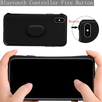 Bluetooth Gamepad Joystick Wireless Game Controller Game Pad Pubg Controller phone case for iPhone 6plus/7plus/8plus/X/XS
Bluetooth Gamepad Joystick Wireless Game Controller Game Pad Pubg Controller phone case for iPhone 6plus/7plus/8plus/X/XS