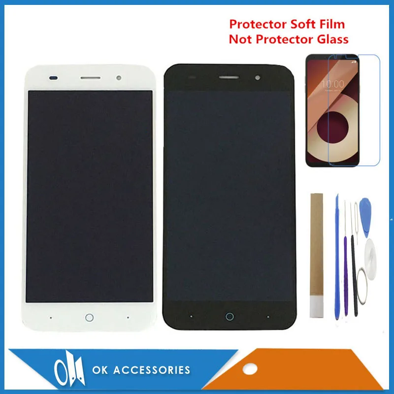 5.0 Inch For ZTE Blade Z7 X7 V6 D6 T660 T663 LCD Display Touch Screen Digitizer Assembly Black White Color With Kits
5.0 Inch For ZTE Blade Z7 X7 V6 D6 T660 T663 LCD Display Touch Screen Digitizer Assembly Black White Color With Kits
