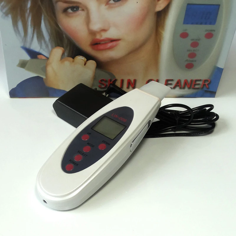 Portable LCD Ultrasonic Skin Cleaner Face Cleaning Acne Removal Spa Beauty Tool Facial Pores Clean Peeling Tone Lift Portable LCD Ultrasonic Skin Cleaner Face Cleaning Acne Removal Spa Beauty Tool Facial Pores Clean Peeling Tone Lift<br><br>Aliexpress