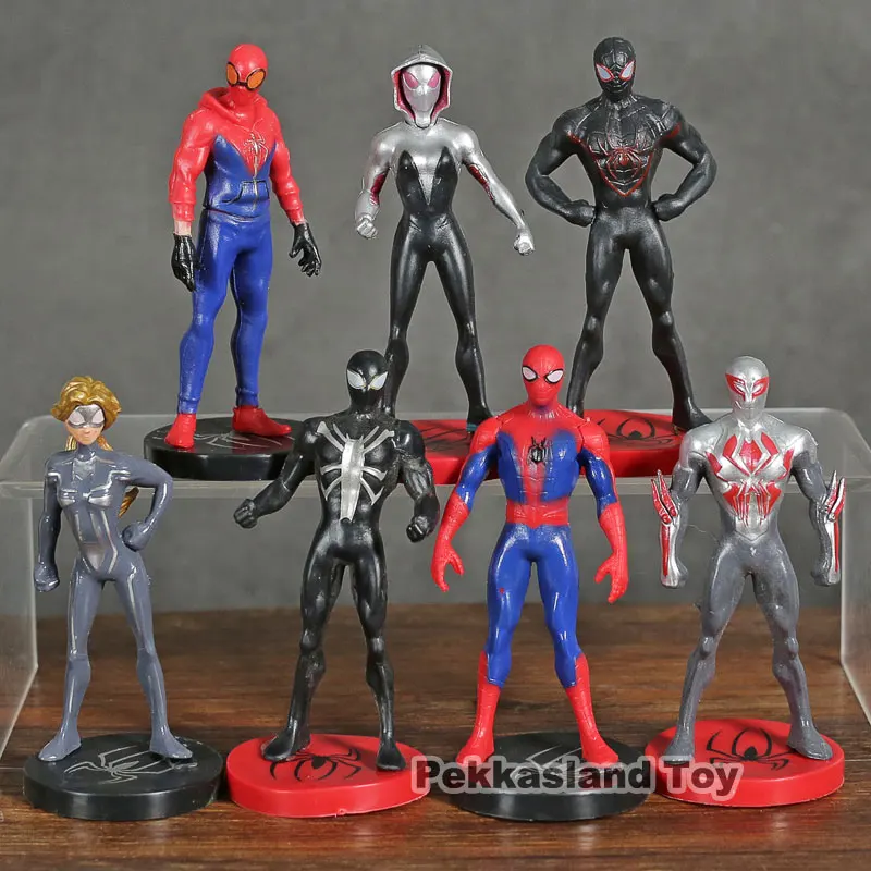 Spider-Man: Homecoming 7 Pcs/set Pvc Anime Figure Toy Marvel Hero Spider Man&Woman Model Collection Toys Children Jouet Gift
Spider-Man: Homecoming 7 Pcs/set Pvc Anime Figure Toy Marvel Hero Spider Man&Woman Model Collection Toys Children Jouet Gift