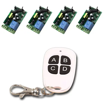 Smart Home 85V 110V 120V 220V 250V 1CH 10A Radio Controller RF Wireless Remote Control Switch Transmitter +4 Receiver Window
Smart Home 85V 110V 120V 220V 250V 1CH 10A Radio Controller RF Wireless Remote Control Switch Transmitter +4 Receiver Window