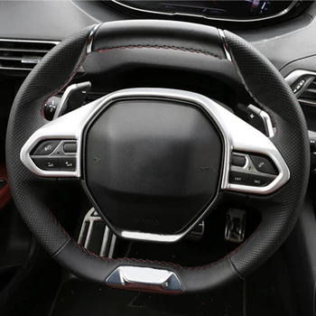For Peugeot 3008 GT 4008 5008 Carbon fiber ABS Sticker Steering Wheel Button Trim Decorative Frame Cover Styling Accessories
For Peugeot 3008 GT 4008 5008 Carbon fiber ABS Sticker Steering Wheel Button Trim Decorative Frame Cover Styling Accessories