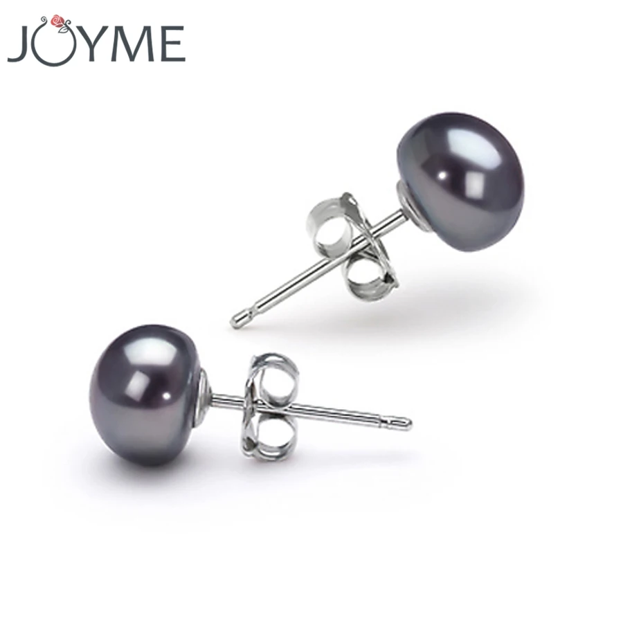 Fashion 925 silver stud earrings for women with black freshwater natural pearls bridal round earrings to party
Fashion 925 silver stud earrings for women with black freshwater natural pearls bridal round earrings to party