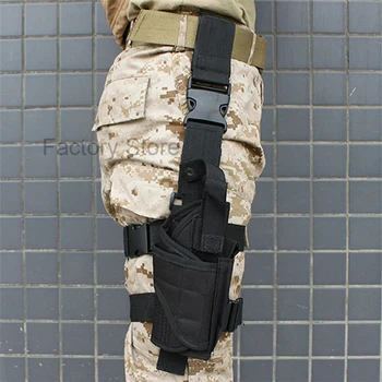 Airsoftsports Tactical Gun Drop Leg Holster Military Paintball IPSC Fondina Pistola Nylon Universal Pistol Thigh Black Holster
Airsoftsports Tactical Gun Drop Leg Holster Military Paintball IPSC Fondina Pistola Nylon Universal Pistol Thigh Black Holster