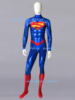Free Shipping 3D Printing NEW 52 Superman Superhero Costume Zentai Male Bodysuit Superman Tight Halloween Cosplay Costume
Free Shipping 3D Printing NEW 52 Superman Superhero Costume Zentai Male Bodysuit Superman Tight Halloween Cosplay Costume