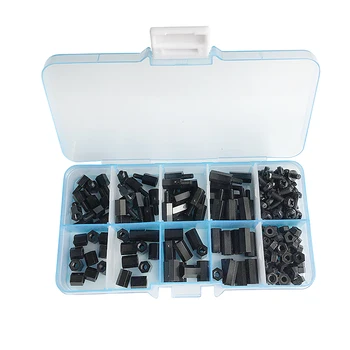 180Pcs/lot M2 M2.5 M3 Female Male Hex Nylon Standoff Spacer Column For PCB Motherboard Fixed Plastic Spacing Screws Set
180Pcs/lot M2 M2.5 M3 Female Male Hex Nylon Standoff Spacer Column For PCB Motherboard Fixed Plastic Spacing Screws Set