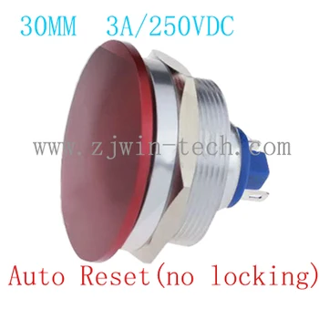 1PC Metal Button Switch Momentary Auto Reset 30MM panel hole waterproof 3A/250V DC IP67
1PC Metal Button Switch Momentary Auto Reset 30MM panel hole waterproof 3A/250V DC IP67