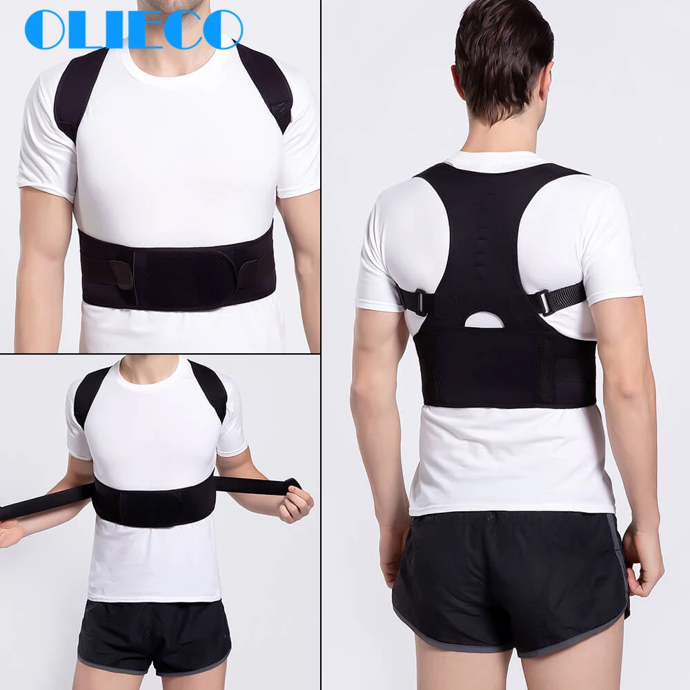 OLIECO Adjustable Back Posture Corrector Shoulder Lumbar Spine Brace Support Belt Back Pain Release Band Hunchback Correction
OLIECO Adjustable Back Posture Corrector Shoulder Lumbar Spine Brace Support Belt Back Pain Release Band Hunchback Correction