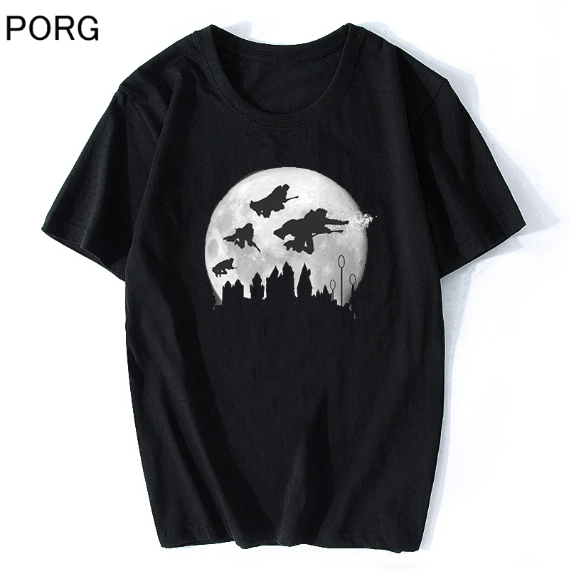 Full Moon Over Hogwarts Potter Women T Shirt Aesthetic Harry Vintage Harajuku Streetwear Vogue Cotton Tshirt Camiseta Mujer
Full Moon Over Hogwarts Potter Women T Shirt Aesthetic Harry Vintage Harajuku Streetwear Vogue Cotton Tshirt Camiseta Mujer