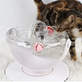 Pet Toy Integration Rotated Design Double Tracks With The Ball That Can Rotate 360 Degrees Funny Cat Dog Educational Toy Product
Pet Toy Integration Rotated Design Double Tracks With The Ball That Can Rotate 360 Degrees Funny Cat Dog Educational Toy Product