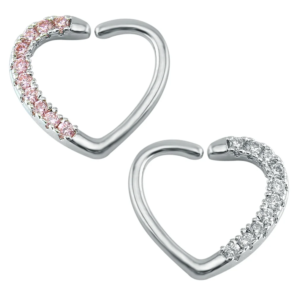 Crystal Ear Cuff Heart No Pierced Ear Clip Earring Stainless Steel Ear Clip Earrings Fake Piercing Punk Women Earrings Jewelry
Crystal Ear Cuff Heart No Pierced Ear Clip Earring Stainless Steel Ear Clip Earrings Fake Piercing Punk Women Earrings Jewelry