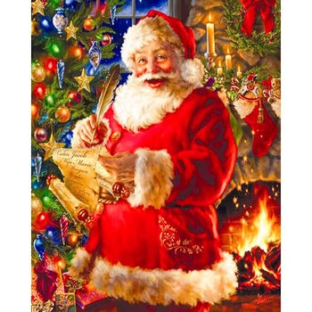 5D Diamond embroidery diamond happy santa claus cross stitch round diamond painting diy diamond painting KBL
5D Diamond embroidery diamond happy santa claus cross stitch round diamond painting diy diamond painting KBL