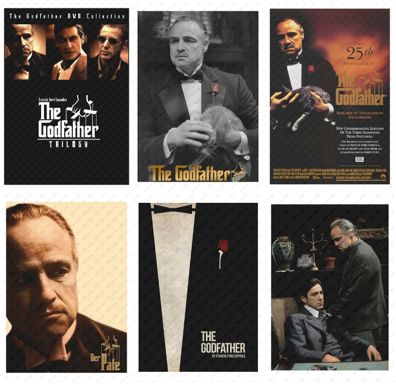 The Godfather Classic movie poster room decoration Marlon Brando/White Kraft Poster/Wall sticker
The Godfather Classic movie poster room decoration Marlon Brando/White Kraft Poster/Wall sticker