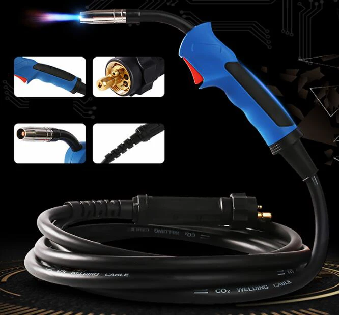 15AK Torch 180A MIG MAG Torch European Style Welding Gun 3M Air-cooled Euro Connector Professional for MIG MAG Welding Machine
15AK Torch 180A MIG MAG Torch European Style Welding Gun 3M Air-cooled Euro Connector Professional for MIG MAG Welding Machine