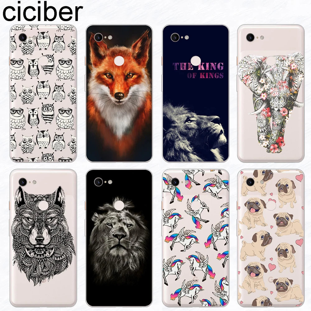 ciciber Animal Lion Fox Phone Cases Funda for Google Pixel 3 2 XL Fashion Case Silicone TPU Cover for Pixel 3XL 2XL Coque Capa
ciciber Animal Lion Fox Phone Cases Funda for Google Pixel 3 2 XL Fashion Case Silicone TPU Cover for Pixel 3XL 2XL Coque Capa