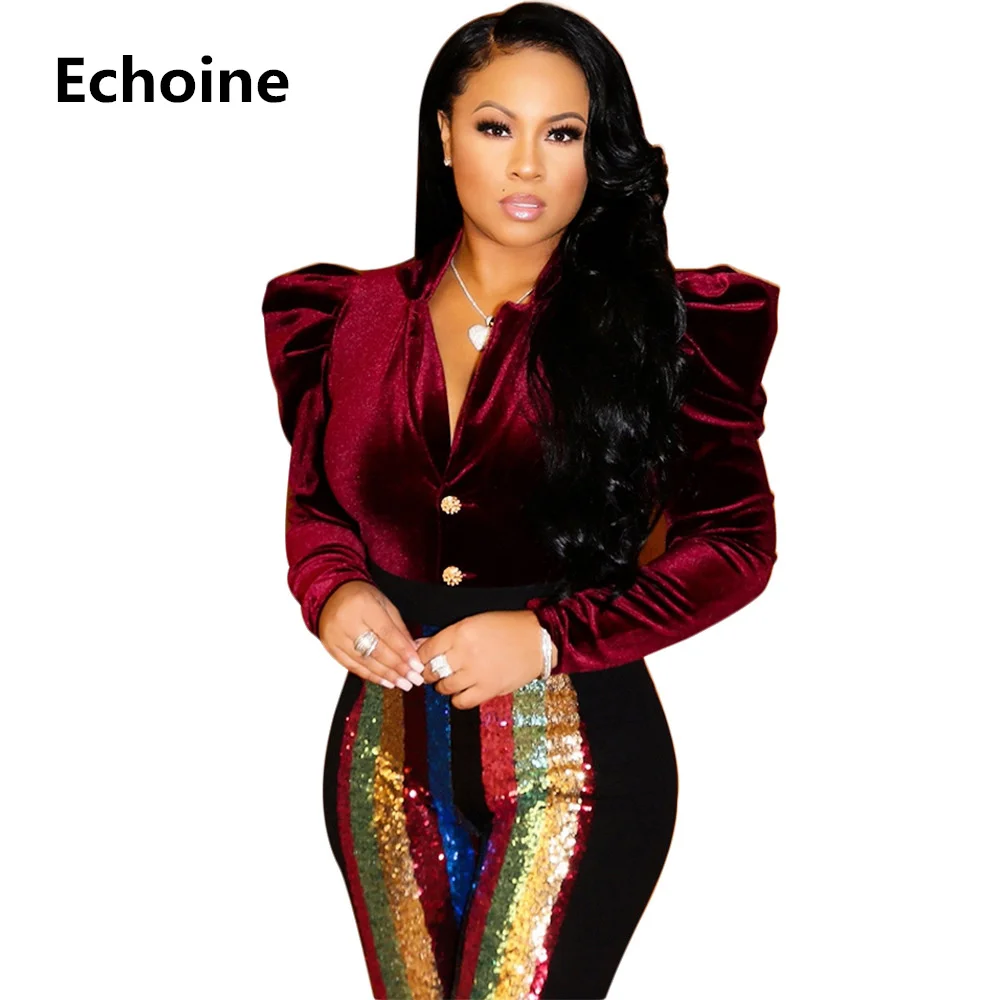 Women Sexy V-neck Velvet Jacket Long Sleeve Ruffle Bodycon Tops Female Clubwear Outfit Crop Top Party Tops Elegant Streetwear
Women Sexy V-neck Velvet Jacket Long Sleeve Ruffle Bodycon Tops Female Clubwear Outfit Crop Top Party Tops Elegant Streetwear