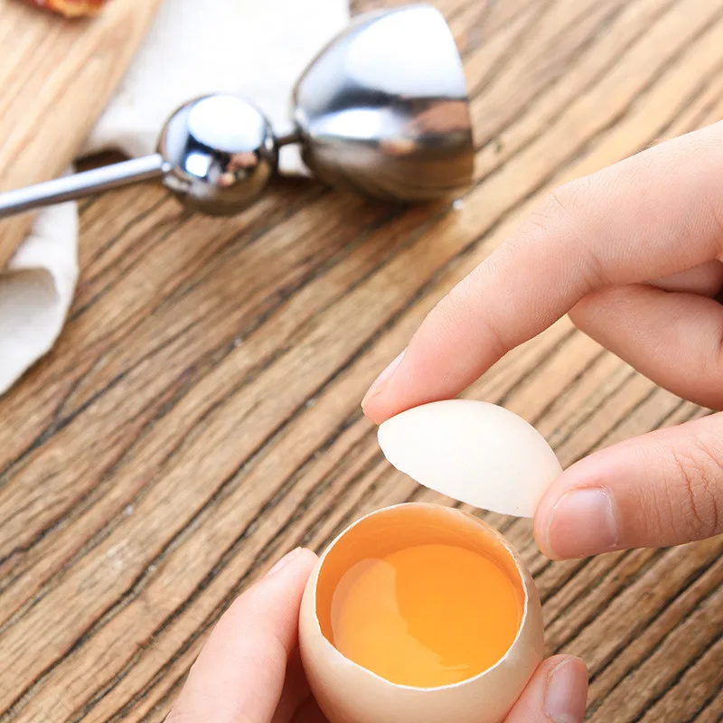 Stainless Steel Egg Scissors Egg Topper Cutter Shell Opener Knocker Raw Egg Cracker Separator Creative Kitchen Gadgets
Stainless Steel Egg Scissors Egg Topper Cutter Shell Opener Knocker Raw Egg Cracker Separator Creative Kitchen Gadgets