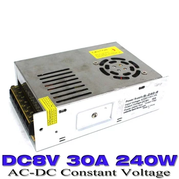 DC8V 30A 240W Switching Power Supply PSU 110V 220V AC-DC SMPS for LED Light Strip CNC CCTV Motor
DC8V 30A 240W Switching Power Supply PSU 110V 220V AC-DC SMPS for LED Light Strip CNC CCTV Motor