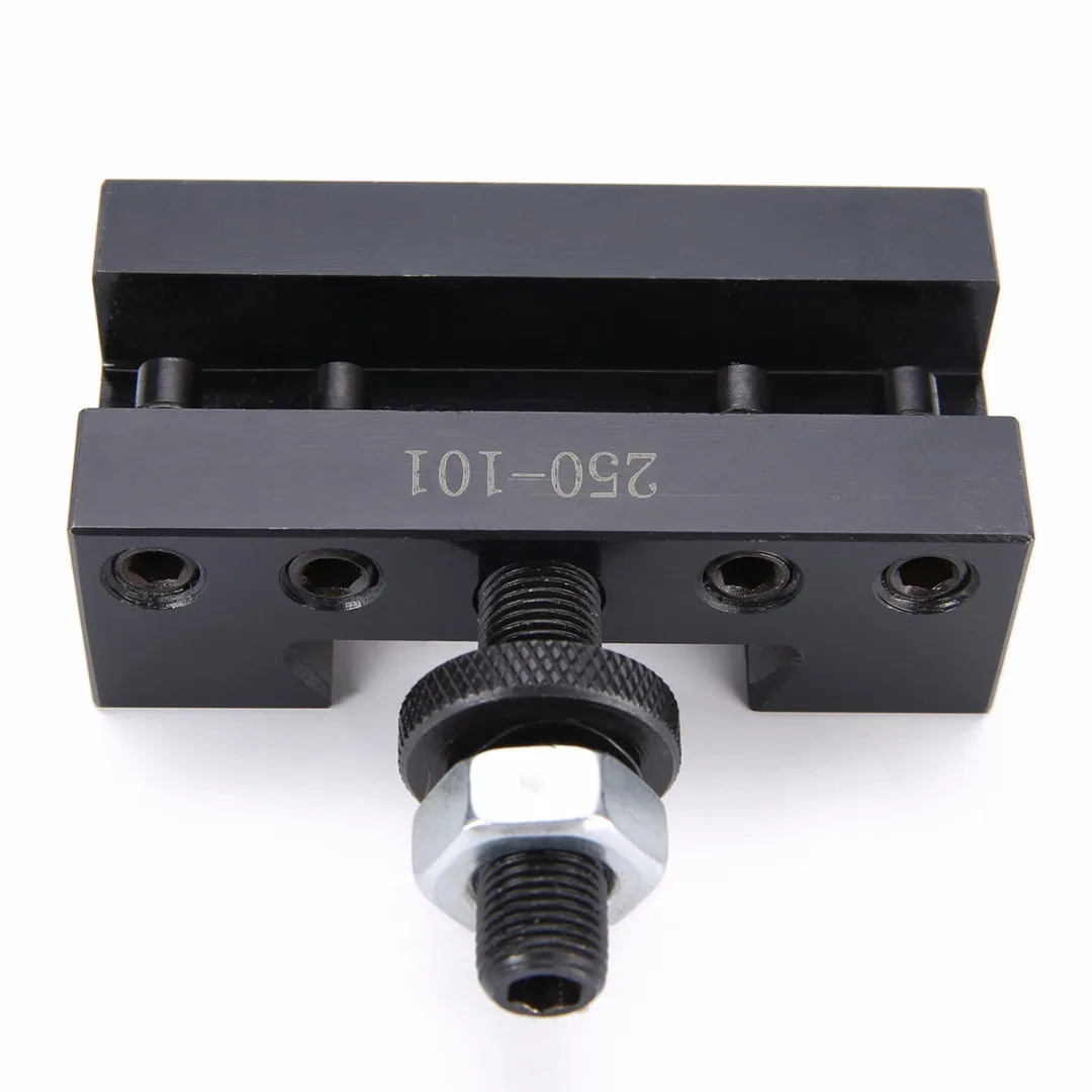 1pc 250-101 CNC Lathes Quick Change Tool Post Holder Steel Turning & Facing Tool Holders For Heavy Duty Cutting
1pc 250-101 CNC Lathes Quick Change Tool Post Holder Steel Turning & Facing Tool Holders For Heavy Duty Cutting
