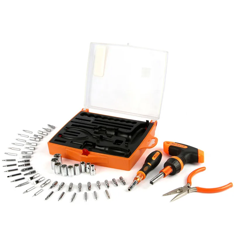 Jakemy JM-6115 60 in 1 Repairing Screwdriver Set Multi-function Tools Demolition Kit Multi Household Repairing Screwdr Sets
Jakemy JM-6115 60 in 1 Repairing Screwdriver Set Multi-function Tools Demolition Kit Multi Household Repairing Screwdr Sets