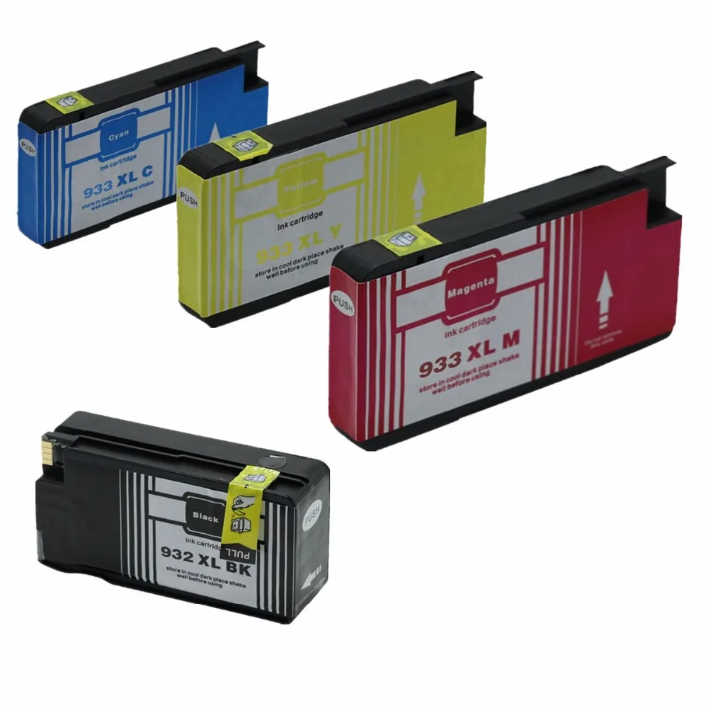 932 XL 932XL 933 Ink Cartridges For HP HP932XL HP932 HP933 Officejet 6100 6600 7110 7610 Wideformat 6700 PremIum Inkjet Printer 
932 XL 932XL 933 Ink Cartridges For HP HP932XL HP932 HP933 Officejet 6100 6600 7110 7610 Wideformat 6700 PremIum Inkjet Printer