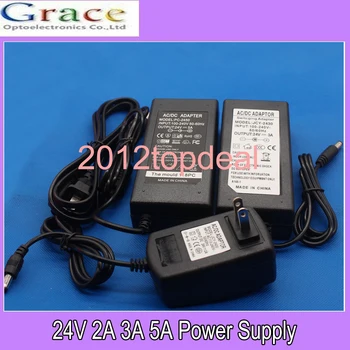 AC 85-245V To DC 24V 2A 3A 5A Power Supply Adapter Driver Switch For 3528 530 5050 Strip LED 
AC 85-245V To DC 24V 2A 3A 5A Power Supply Adapter Driver Switch For 3528 530 5050 Strip LED