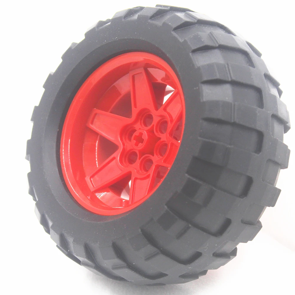 MOC Technical Parts 1pcs TYRE BALOON WIDE DIA94,8 X 44 & RIM DIA 56 X 34 compatible with major brand for kids boys toy T94.8
MOC Technical Parts 1pcs TYRE BALOON WIDE DIA94,8 X 44 & RIM DIA 56 X 34 compatible with major brand for kids boys toy T94.8