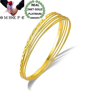 OMHXFC Wholesale European Fashion Woman Bride Party Birthday Wedding Mother Gift Multi Lines 24KT Gold Bracelet Bangle ES151
OMHXFC Wholesale European Fashion Woman Bride Party Birthday Wedding Mother Gift Multi Lines 24KT Gold Bracelet Bangle ES151