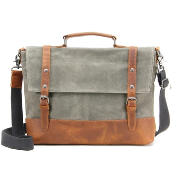 Waterproof Bags Male Laptop Crossbody Bags For Women Leather Vintage Oil Canvas Shoulder Bag
Waterproof Bags Male Laptop Crossbody Bags For Women Leather Vintage Oil Canvas Shoulder Bag