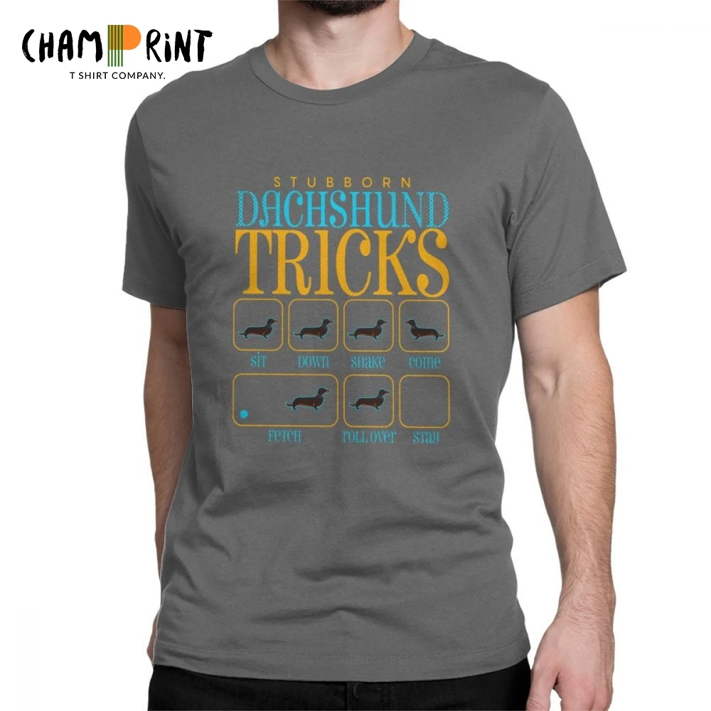 Stubborn Dachshund Tricks Dog T Shirts for Men Plus Size Clothes Short Sleeve Novelty T-Shirt Crew Neck Cotton Tees
Stubborn Dachshund Tricks Dog T Shirts for Men Plus Size Clothes Short Sleeve Novelty T-Shirt Crew Neck Cotton Tees