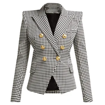 New States hot style 2019 female double breasted jacket coat metal small suit the lion deduct plover cultivate morality
New States hot style 2019 female double breasted jacket coat metal small suit the lion deduct plover cultivate morality