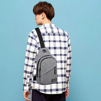 Casual Solid Bags saccoche homme Men Oxford Cloth Badge Chest Bag Wild Small Bag Fashion Pockets men shoulder Messenger bag #C 
Casual Solid Bags saccoche homme Men Oxford Cloth Badge Chest Bag Wild Small Bag Fashion Pockets men shoulder Messenger bag #C