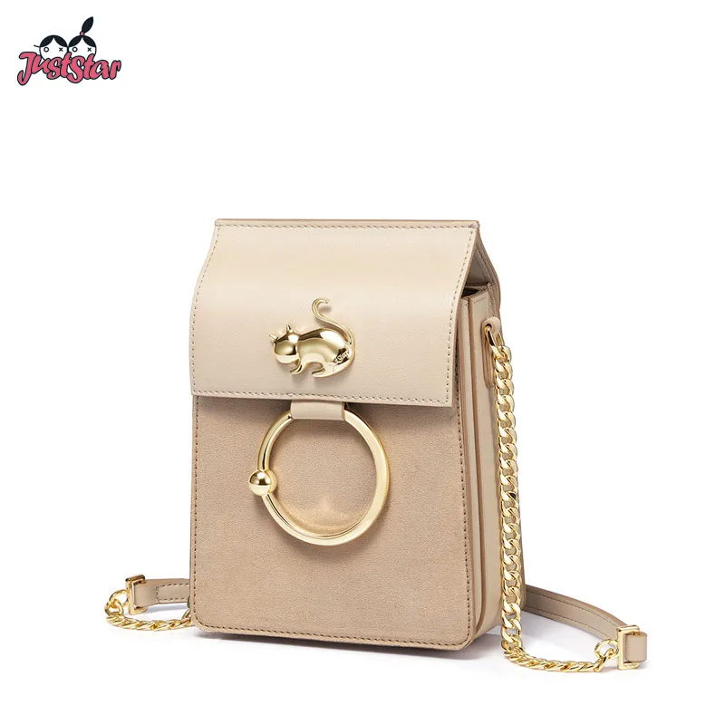 JUST STAR Brand Women's PU Leather Messenger Bags Ladies Fashion Chains Shoulder Purse Female Flap Phone Mini Cat Crossbody Bags
JUST STAR Brand Women's PU Leather Messenger Bags Ladies Fashion Chains Shoulder Purse Female Flap Phone Mini Cat Crossbody Bags