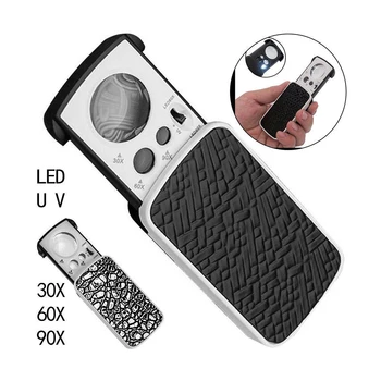 Microscope Loop Useful Portable Hand Magnifying Jeweler Tool Magnifier LED Eye Glass Loupe
Microscope Loop Useful Portable Hand Magnifying Jeweler Tool Magnifier LED Eye Glass Loupe