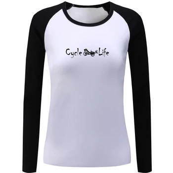IDzn Harajuku Red Black Raglan Sleeve Women's Funny T Shirt Creative Cycle Life Pattern Long Sleeve T-shirt for Birthday Gift
IDzn Harajuku Red Black Raglan Sleeve Women's Funny T Shirt Creative Cycle Life Pattern Long Sleeve T-shirt for Birthday Gift