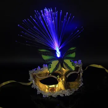 12pcs/lot Flashing LED Butterfly Fiber Masks Lighting Half Face Mask For Girls Dress Decorations Christmas New Year
12pcs/lot Flashing LED Butterfly Fiber Masks Lighting Half Face Mask For Girls Dress Decorations Christmas New Year