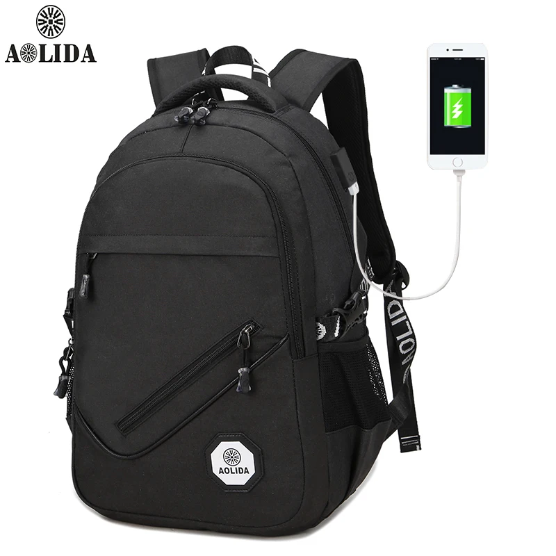 Travel Backpack With USB Charging Men Women Laptop Backpack Teenager School Bag 15.6 inch Waterproof Oxford
Travel Backpack With USB Charging Men Women Laptop Backpack Teenager School Bag 15.6 inch Waterproof Oxford