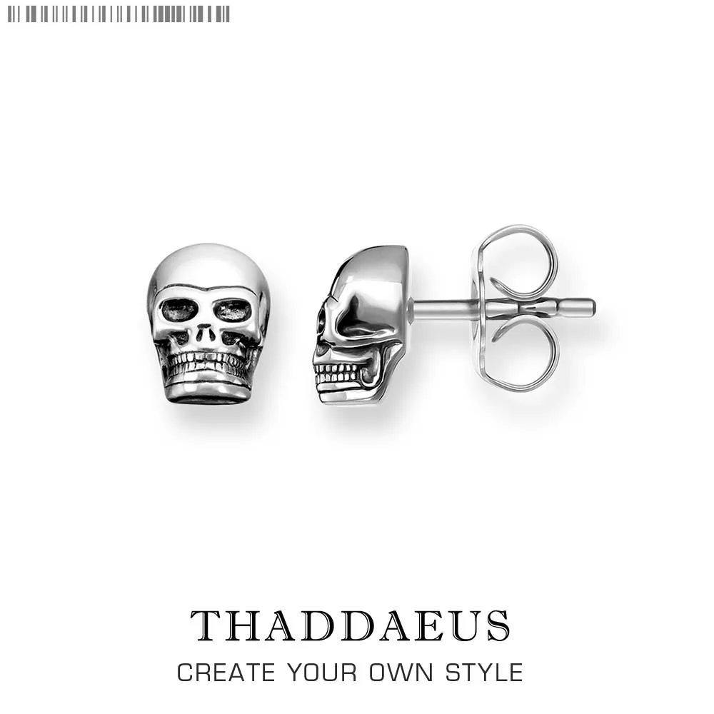 Stud Earrings Skull Silver,Thomas Style Glam Fashion Good Jewerly For Women,2017 Ts Gift In 925 Sterling Silver,Super Deals
Stud Earrings Skull Silver,Thomas Style Glam Fashion Good Jewerly For Women,2017 Ts Gift In 925 Sterling Silver,Super Deals