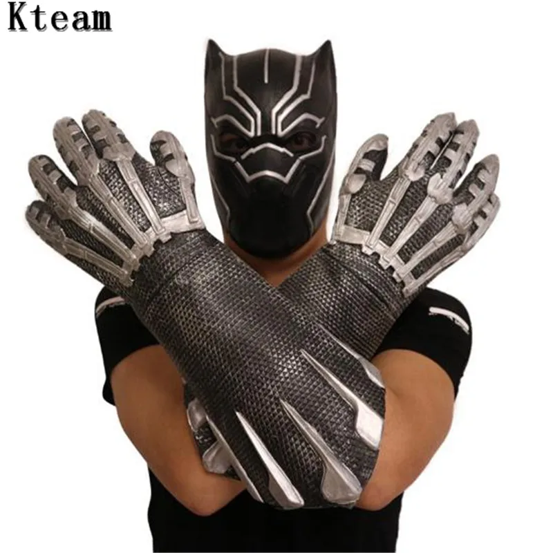 Black Panther Mask From Captain America 2 T'Challa Cosplay Costume Outfit Halloween Jumpsuit Gloves Boots Fancy Dress Gloves Toy
Black Panther Mask From Captain America 2 T'Challa Cosplay Costume Outfit Halloween Jumpsuit Gloves Boots Fancy Dress Gloves Toy