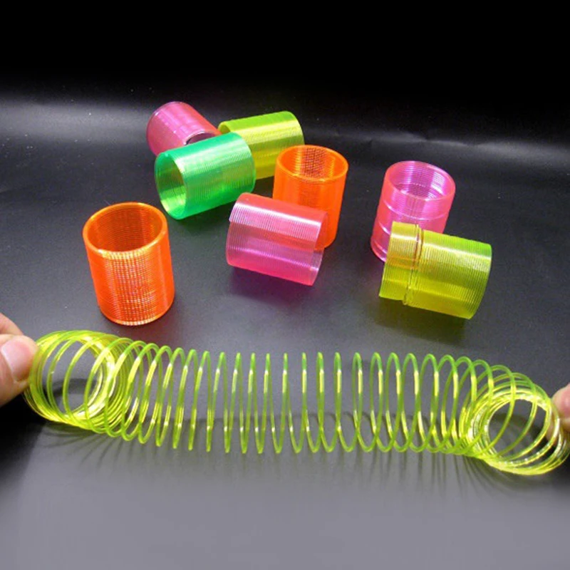 4 Colors Color Plastic Spring Ring Magic Stack Ring Children's Toys Stretch Spring Type Toys
4 Colors Color Plastic Spring Ring Magic Stack Ring Children's Toys Stretch Spring Type Toys