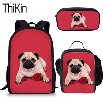 THIKIN 3Pcs/Set Kids School Bags Cute Pug Dog Printing Schoolbag Backpacks for Teenager Girls Shoulder Bagpack Children Satchel
THIKIN 3Pcs/Set Kids School Bags Cute Pug Dog Printing Schoolbag Backpacks for Teenager Girls Shoulder Bagpack Children Satchel
