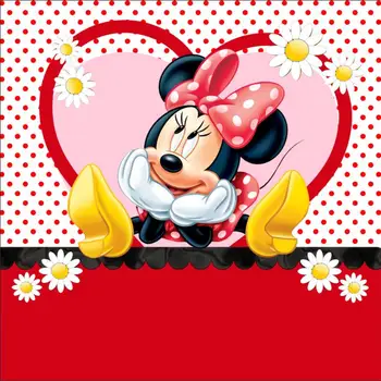 Red Polka Dots Minnie Love Heart Baby Shower flower white backdrops Vinyl cloth High quality Computer printed wall Background
Red Polka Dots Minnie Love Heart Baby Shower flower white backdrops Vinyl cloth High quality Computer printed wall Background