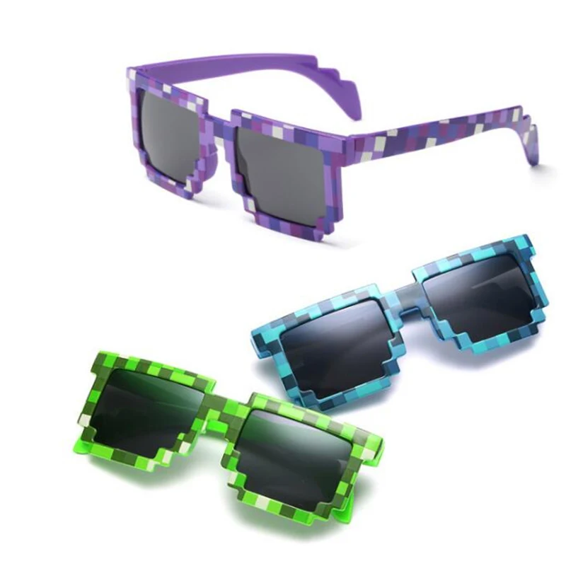 Hot 5 color Fashion Sunglasses Kids cos play action Game Toy Minecrafter Square Glasses with EVA case Toys for children gifts
Hot 5 color Fashion Sunglasses Kids cos play action Game Toy Minecrafter Square Glasses with EVA case Toys for children gifts