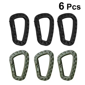 6 Pcs Tactical Carabiner Keychain Backpack Hanging Buckle Climbing D Rings Utility Hooks for Fishing Outdoor Use Hiking Camping 
6 Pcs Tactical Carabiner Keychain Backpack Hanging Buckle Climbing D Rings Utility Hooks for Fishing Outdoor Use Hiking Camping