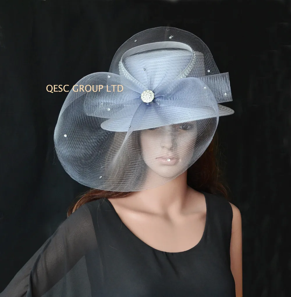 Wholesale Elegant NEW colour BIG Silver Formal Dress Hats Kentucky Derby wedding women's hat panama FOR Church. FREE SHIPPING
Wholesale Elegant NEW colour BIG Silver Formal Dress Hats Kentucky Derby wedding women's hat panama FOR Church. FREE SHIPPING