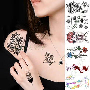 Waterproof Temporary Tattoo Sticker Flower in Triangle Wheat Fake Tatto Hand Arm Foot Flash Tatoo for Kid Girl Men Women
Waterproof Temporary Tattoo Sticker Flower in Triangle Wheat Fake Tatto Hand Arm Foot Flash Tatoo for Kid Girl Men Women