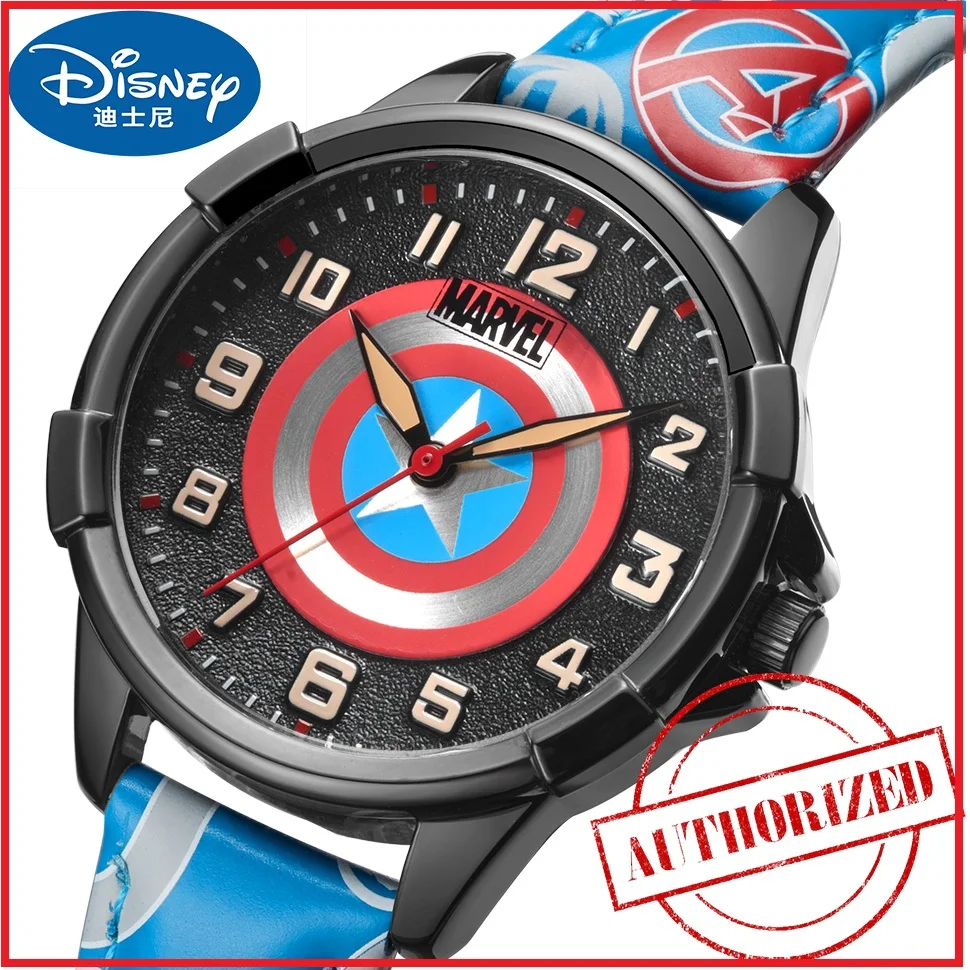 Disney official original new marvel avengers captain america shell spider man kids boys girls quartz watch gift Children mv81070
Disney official original new marvel avengers captain america shell spider man kids boys girls quartz watch gift Children mv81070