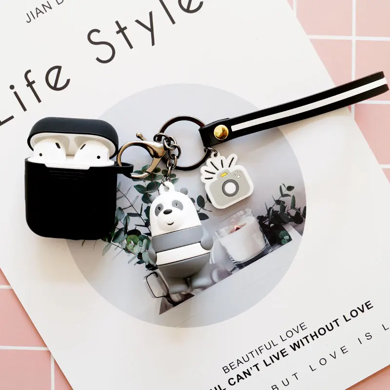 AirPods cover strap shockproof for Apple Bluetooth Earphone Charging we bare bears Ultra Thin soft Case cute Protective Skin
AirPods cover strap shockproof for Apple Bluetooth Earphone Charging we bare bears Ultra Thin soft Case cute Protective Skin