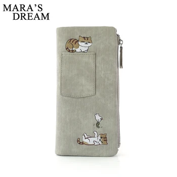 Mara's Dream Zipper Wallet Leather Embroidery Clutch Cute Lady Long Wallet Purse Female Case Cartoon Cat Card Holder Women Bags
Mara's Dream Zipper Wallet Leather Embroidery Clutch Cute Lady Long Wallet Purse Female Case Cartoon Cat Card Holder Women Bags